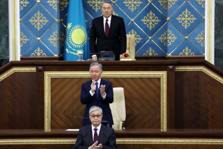 Nazarbayev on top Tokayev