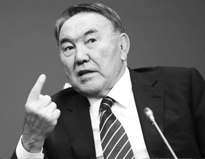 Nazarbayev stated that tsarist Russia had brought from Kazakhstan all the wealth