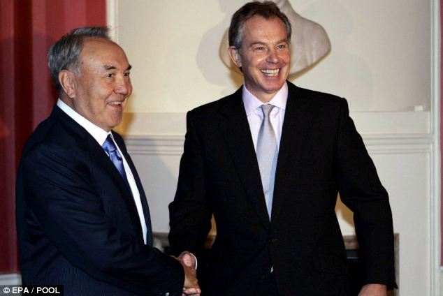 The Kazakh despot who bought Blair for £16million (and Cherie for £320k): How ex-PM sold himself to a 'virtual gangster' linked to torture, money laundering, bribery and murder