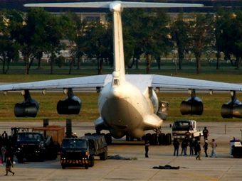 RUSSIAN CARGO PLANE INTERCEPTED ON ASIAN WEAPONS RUN 