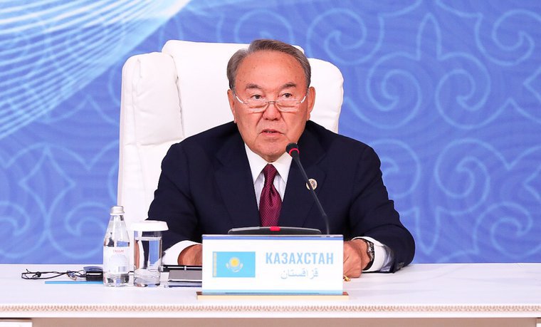Former president Nursultan Nazarbayev | (c) Abilov/Xinhua News Agency/PA Images. All rights reserved