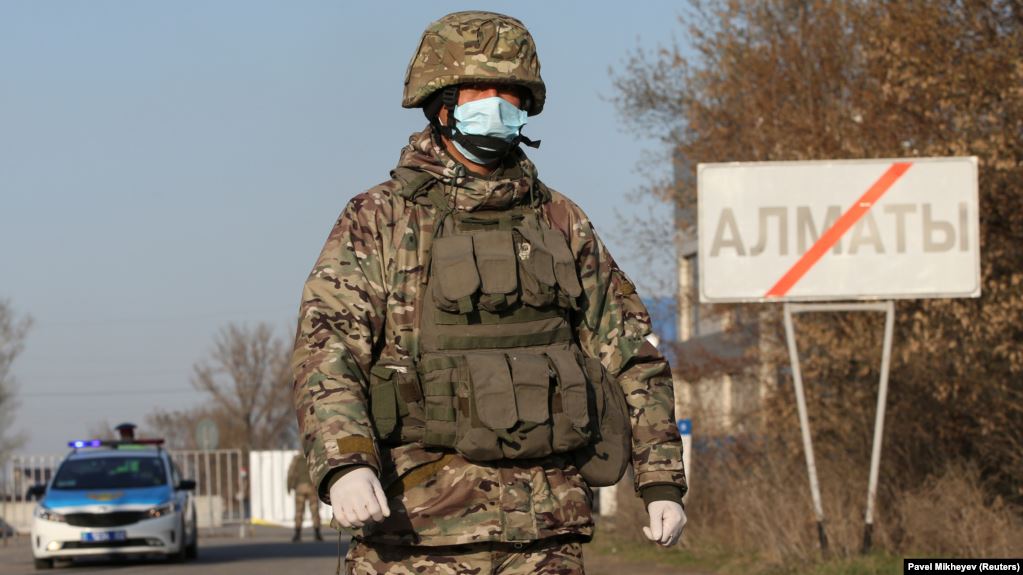 Kazakh serviceman