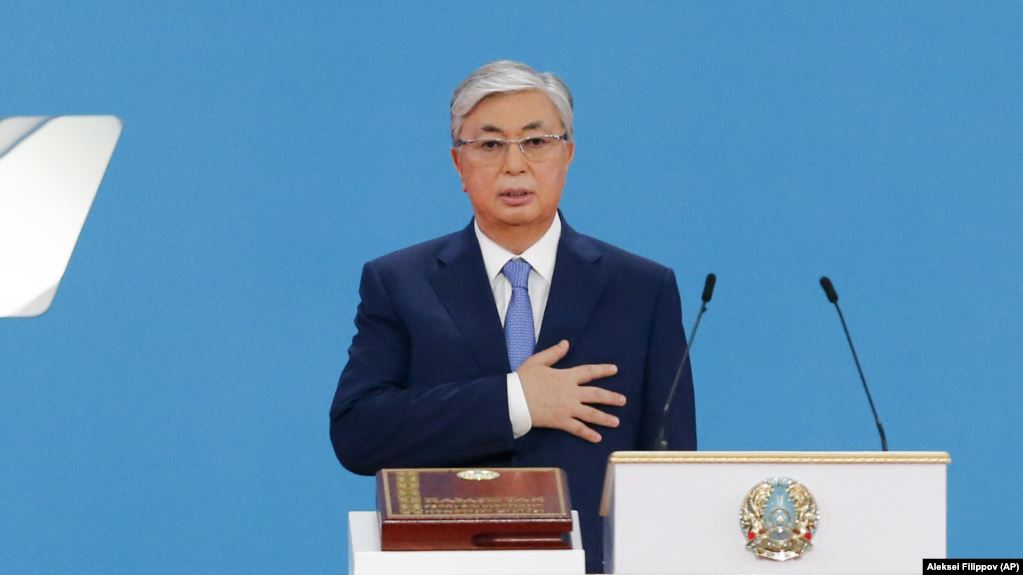 Tokayev takes the oath