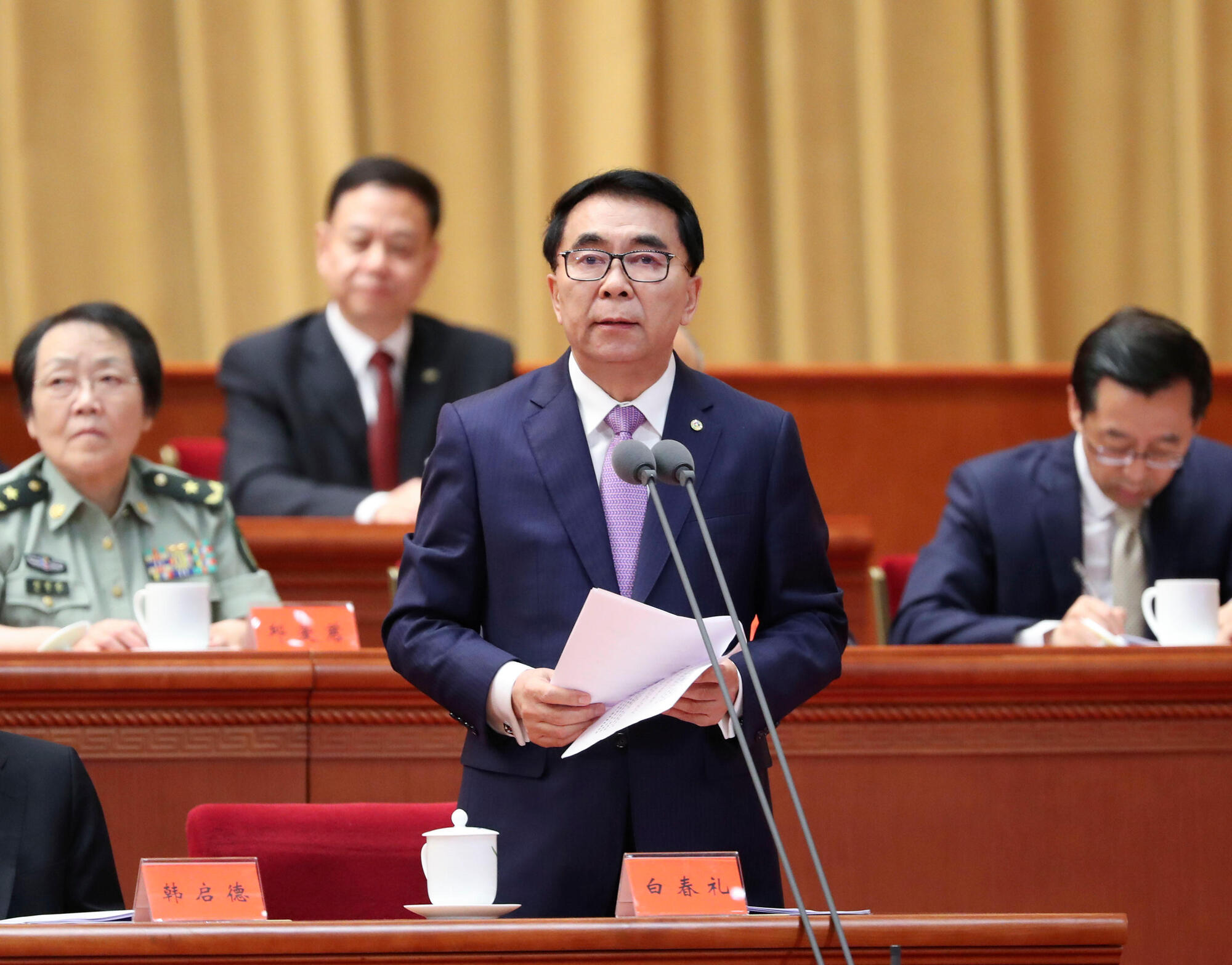 Bai Chunli, president of the Chinese Academy of Sciences.