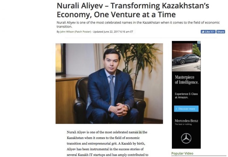 Kazakhs Ridicule ‘Self-Made Man’ Puff Portrait of Presidential Grandson