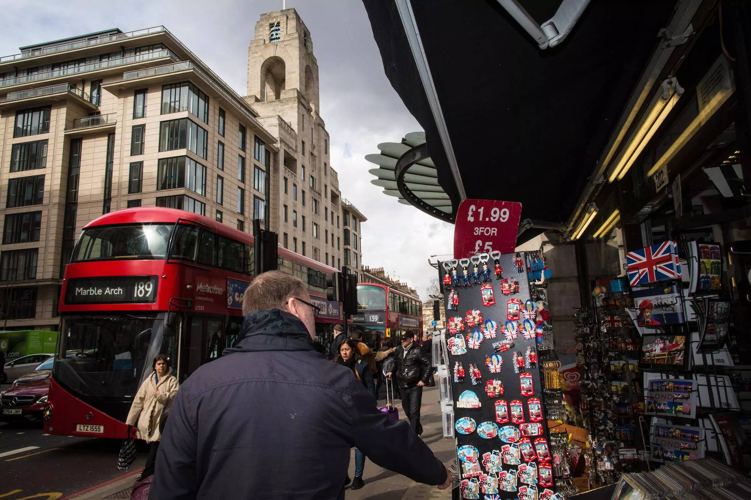 The mysterious properties loom over Baker Street in London.