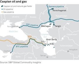 Kazakhstan diverting crude to Russia’s CPC as Azerbaijan deals with tainted oil