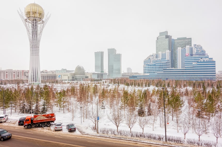 Astana's plan to stay warm in the winter? Build a ring of one million trees
