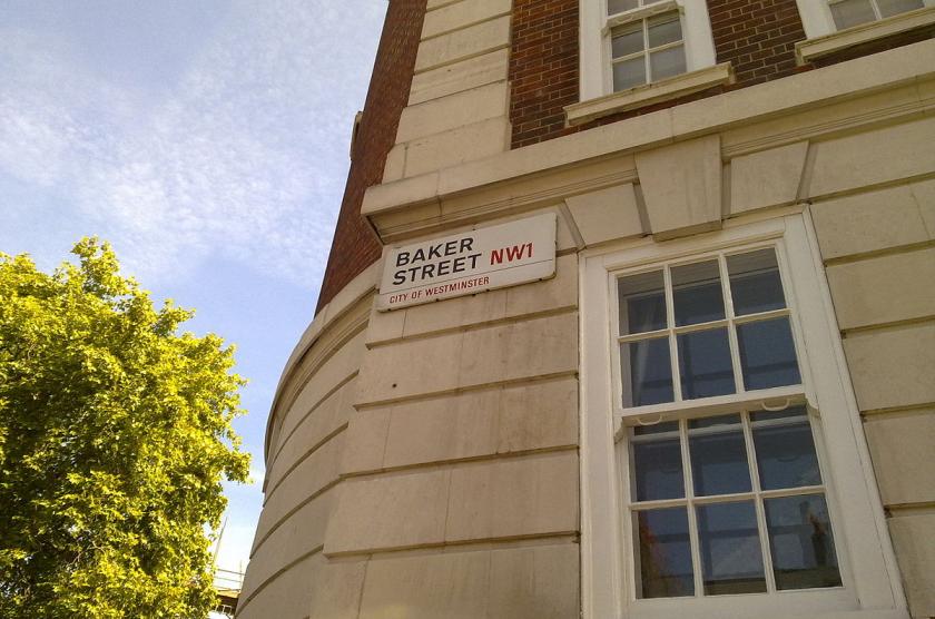 baker street sign