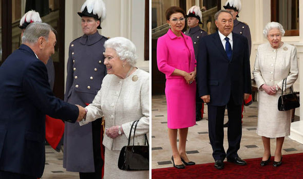 Queen lunches with Kazakh dictator who's relative paid Andrew £3m extra for his house