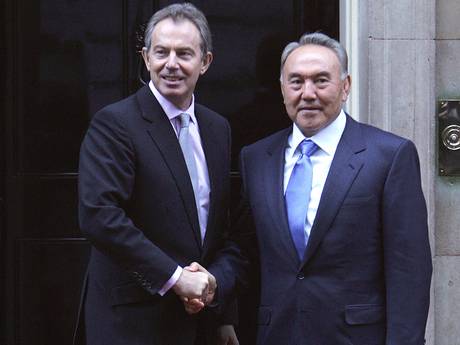 Following in the footsteps of Tony Blair: Kazakhstan has been lucrative for UK businessmen since the former PM cultivated its President
